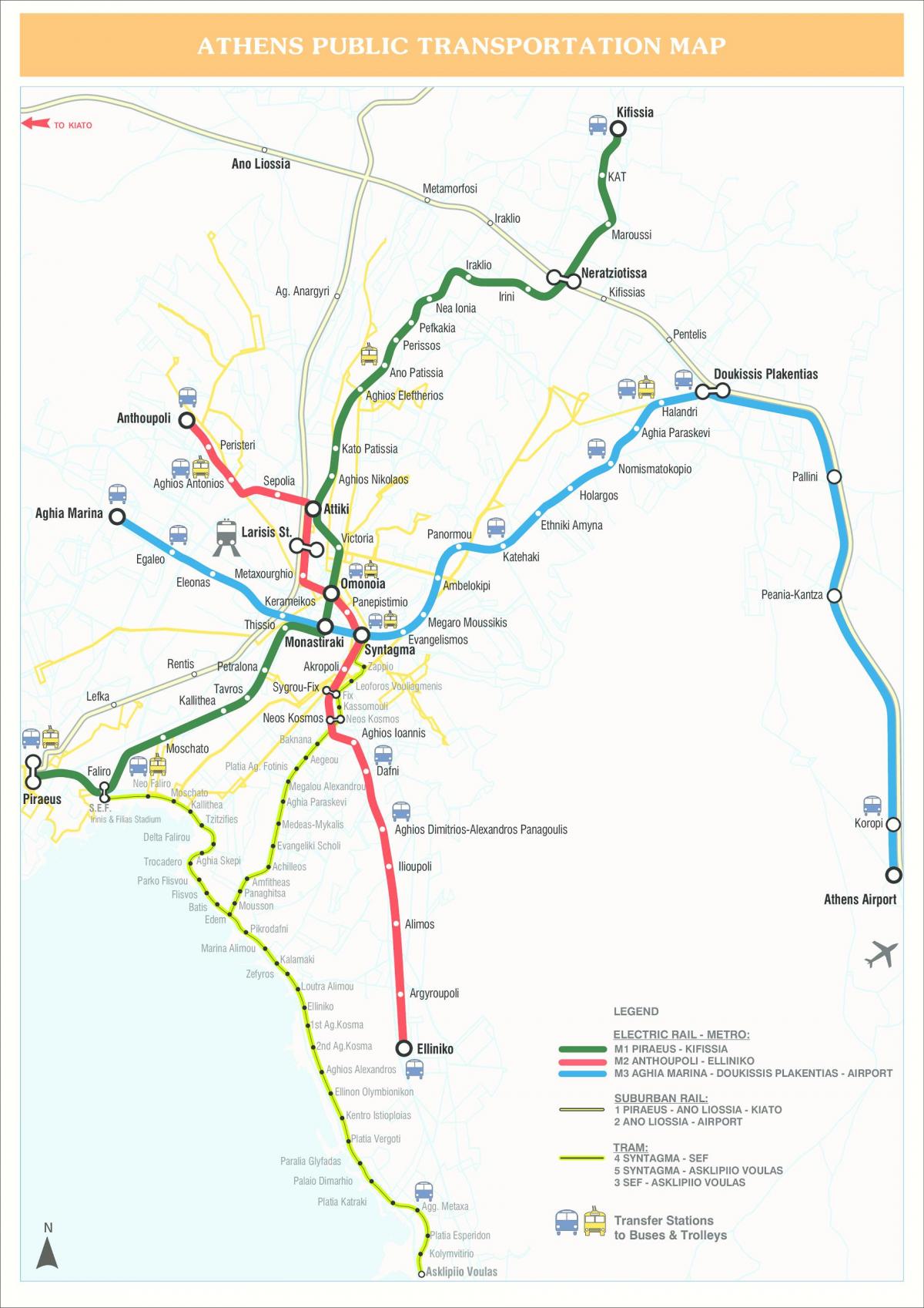 Ateny dworzec kolejowy mapie