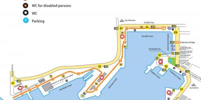 Ateny portów mapie