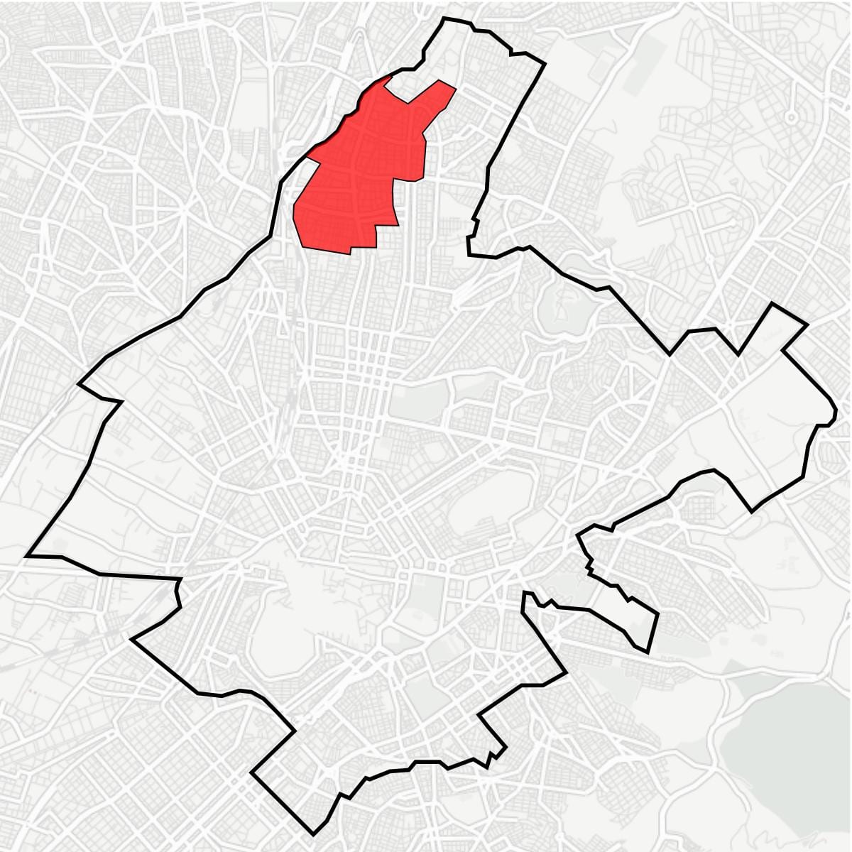 mapa патисия Ateny