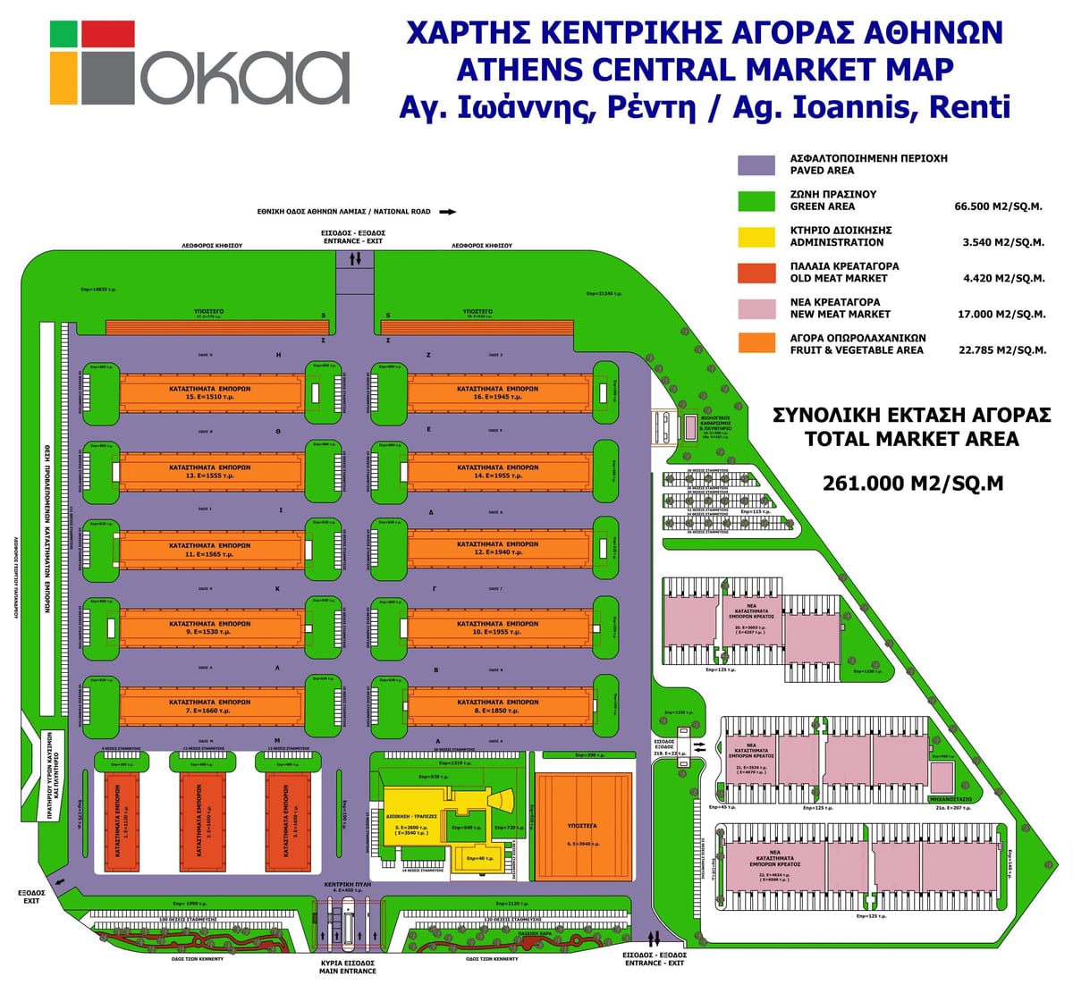 mapę Ateny