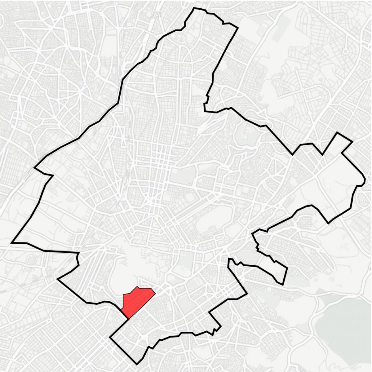 mapa koukaki Ateny