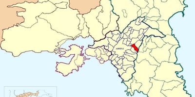 Mapa виронасе Ateny
